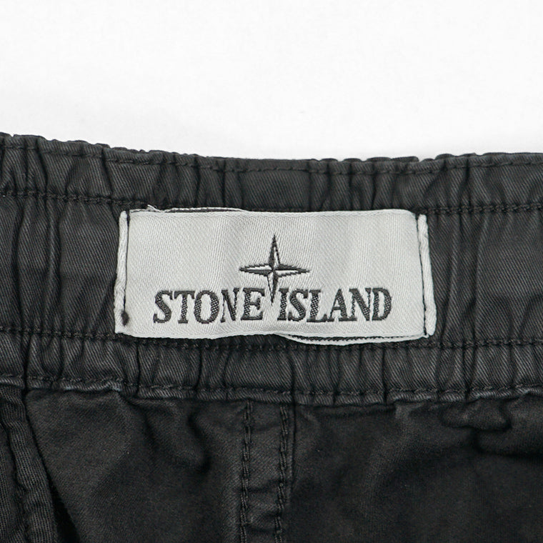STONE ISLAND メンズ カーゴパンツ STRETCH ORGANIC COTTON TWILL L1S153100020 S0A10 ブラック V0029