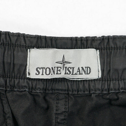 STONE ISLAND メンズ カーゴパンツ STRETCH ORGANIC COTTON TWILL L1S153100020 S0A10 ブラック V0029