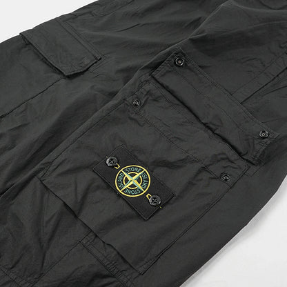 STONE ISLAND メンズ カーゴパンツ STRETCH COTTON TELA PARACADUTE L1S153100031 S0003 ブラック V0029
