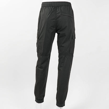STONE ISLAND メンズ カーゴパンツ STRETCH COTTON TELA PARACADUTE L1S153100031 S0003 ブラック V0029