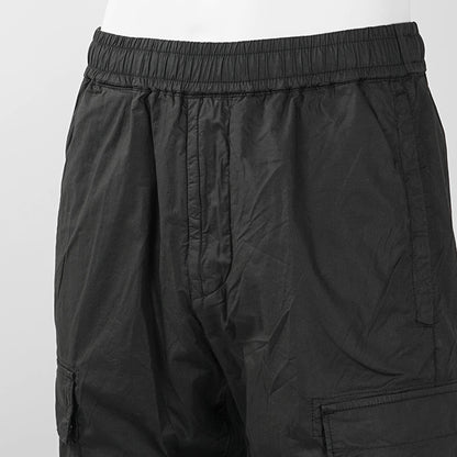 STONE ISLAND メンズ カーゴパンツ STRETCH COTTON TELA PARACADUTE L1S153100031 S0003 ブラック V0029