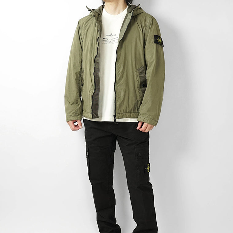 STONE ISLAND メンズ ブルゾン GARMENT DYED CRINKLE REPS NY L1S154100001 S0A23 2カラー