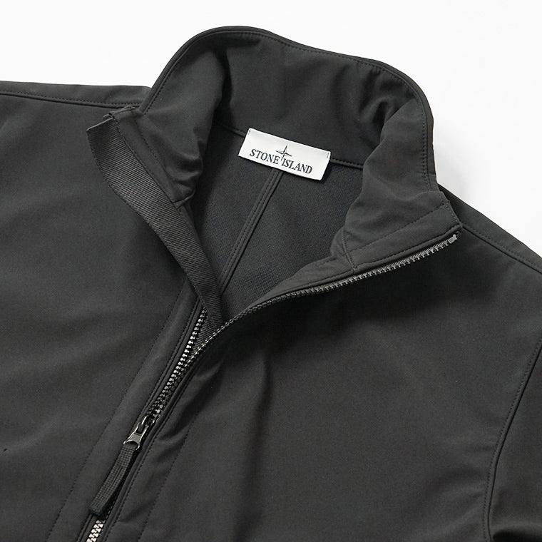 STONE ISLAND メンズ ブルゾン LIGHT SOFT SHELL R E DYE TECHNOLOGY L1S154100022 S0A22 ブラック V0029