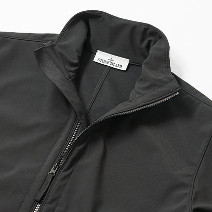 STONE ISLAND メンズ ブルゾン LIGHT SOFT SHELL R E DYE TECHNOLOGY L1S154100022 S0A22 ブラック V0029