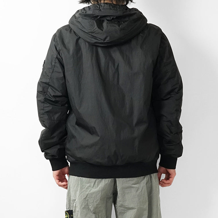 STONE ISLAND メンズ ブルゾン GARMENT DYED CRINKLE REPS NY L1S154100110 S0A23 ブラック V0029
