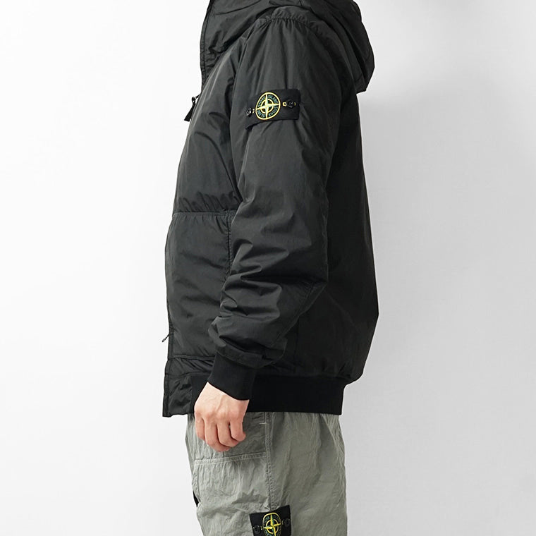 STONE ISLAND メンズ ブルゾン GARMENT DYED CRINKLE REPS NY L1S154100110 S0A23 ブラック V0029
