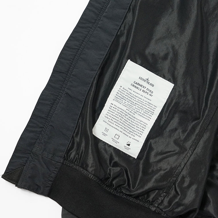 STONE ISLAND メンズ ブルゾン GARMENT DYED CRINKLE REPS NY L1S154100111 S0A23 ブラック V0029