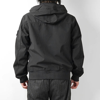 STONE ISLAND メンズ ブルゾン LIGHT SOFT SHELL R E DYE TECHNOLOGY L1S154100118 S0A22 ブラック V0029