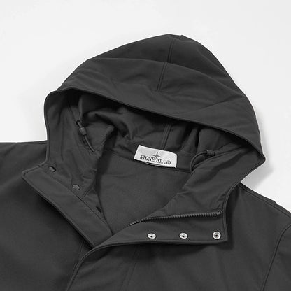STONE ISLAND メンズ ブルゾン LIGHT SOFT SHELL R E DYE TECHNOLOGY L1S154100118 S0A22 ブラック V0029