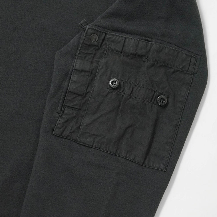 STONE ISLAND メンズ スウェットシャツ L1S156100019 S0410 ブラック V0029