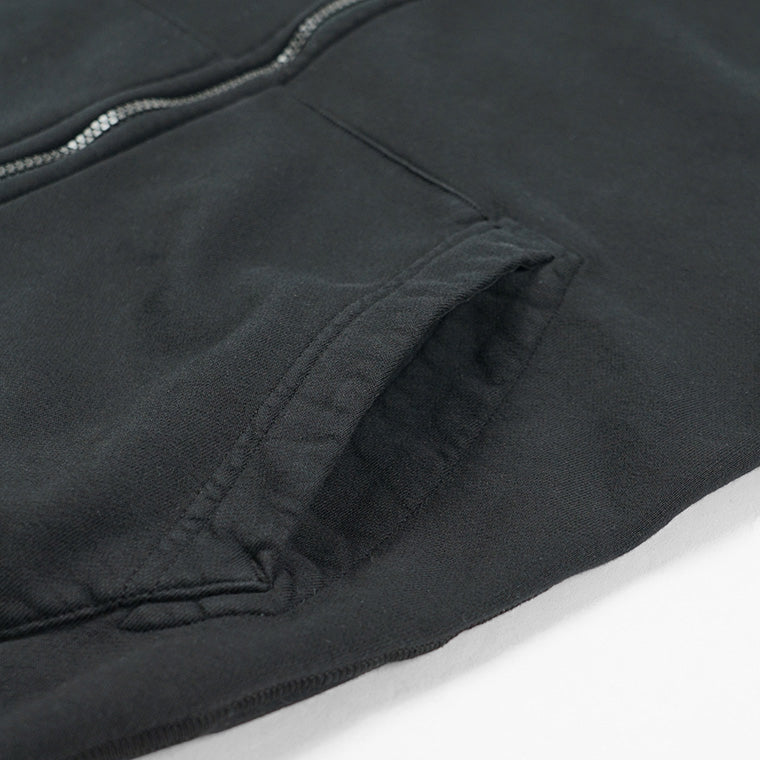 STONE ISLAND メンズ ジップアップパーカー ORGANIC COTTON FLEECE L1S156100061 S0051 ブラック V0029