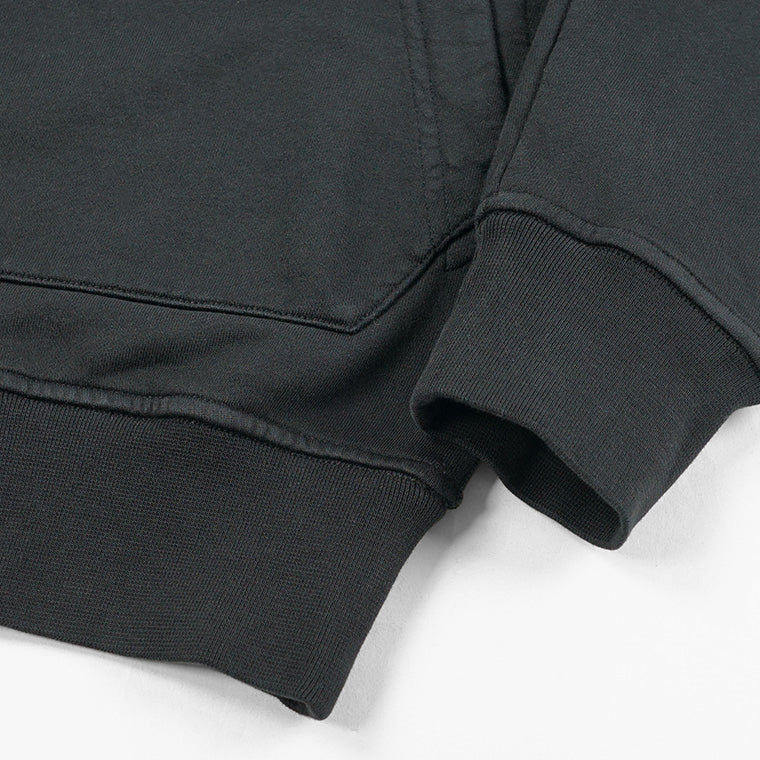 STONE ISLAND メンズ ジップアップパーカー ORGANIC COTTON FLEECE L1S156100061 S0051 ブラック V0029