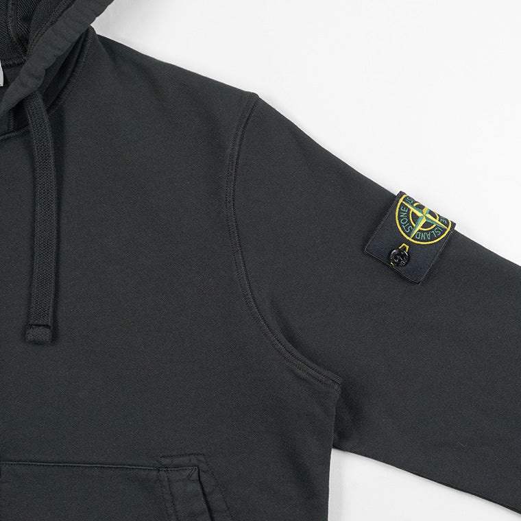 STONE ISLAND メンズ ジップアップパーカー ORGANIC COTTON FLEECE L1S156100061 S0051 ブラック V0029