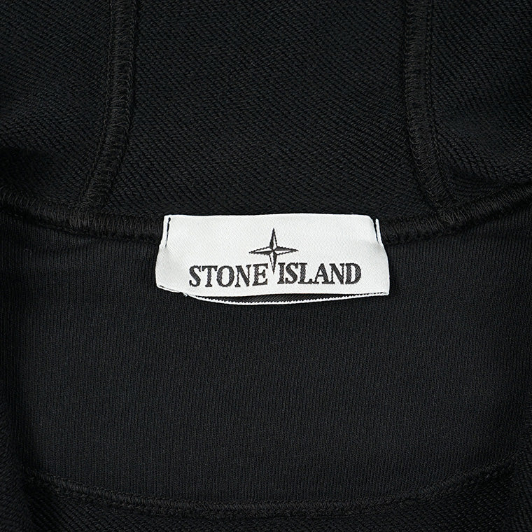STONE ISLAND メンズ ジップアップパーカー ORGANIC COTTON FLEECE L1S156100061 S0051 ブラック V0029
