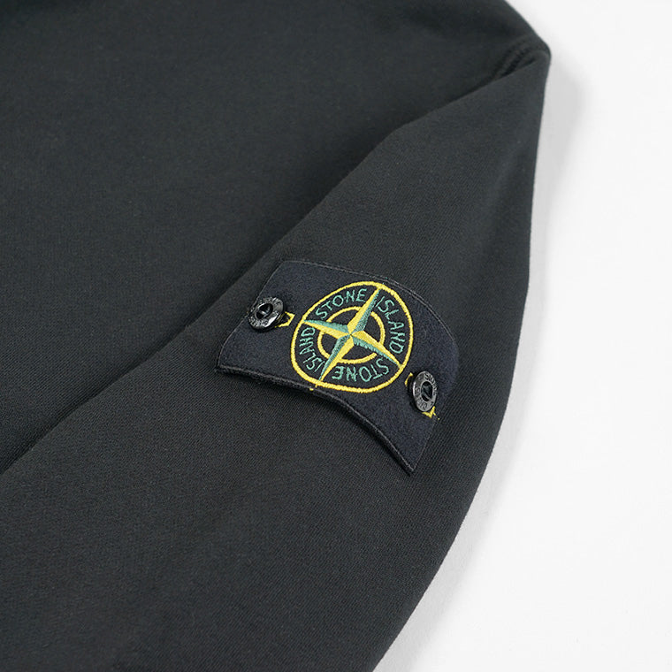 STONE ISLAND メンズ ジップアップパーカー ORGANIC COTTON FLEECE L1S156100061 S0051 ブラック V0029