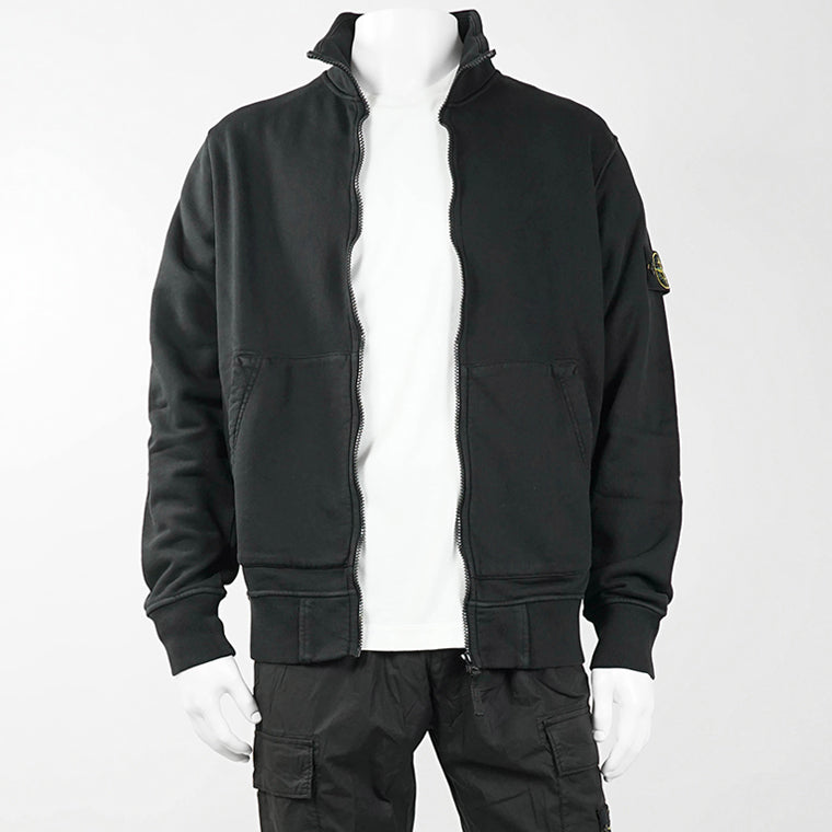 Stone  ダブルジップ トラックジャケット 起毛なし ドライバー ストーンアイランド STONE ISLAND メンズ トラックジャケット ブラック