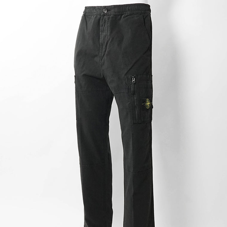STONE ISLAND メンズ カーゴパンツ L2S153100015 S0211 ブラック V0029