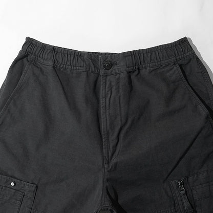 STONE ISLAND メンズ カーゴパンツ L2S153100015 S0211 ブラック V0029