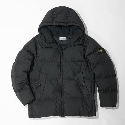 STONE ISLAND メンズ ダウンジャケット GARMENT DYED CRINKLE REPS NY L2S154100037 S0A23 ブラック V0029