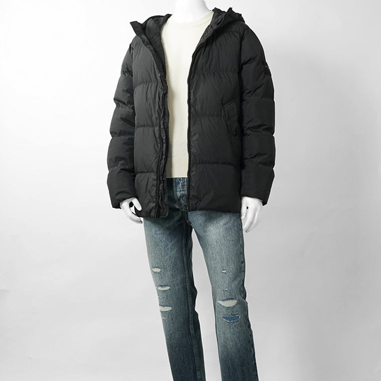 STONE ISLAND メンズ ダウンジャケット GARMENT DYED CRINKLE REPS NY L2S154100037 S0A23 ブラック V0029