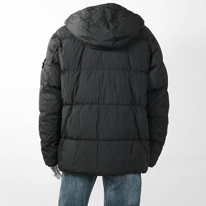 STONE ISLAND メンズ ダウンジャケット GARMENT DYED CRINKLE REPS NY L2S154100037 S0A23 ブラック V0029