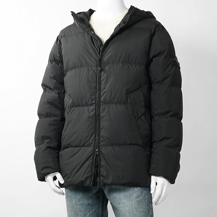 STONE ISLAND メンズ ダウンジャケット GARMENT DYED CRINKLE REPS NY L2S154100037 S0A23 ブラック V0029