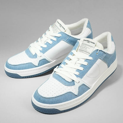 PHILIPPE MODEL メンズ スニーカー LA GRANDE LOW MAN LGLU VD01 ホワイト ライトブルー BLANC AZUL