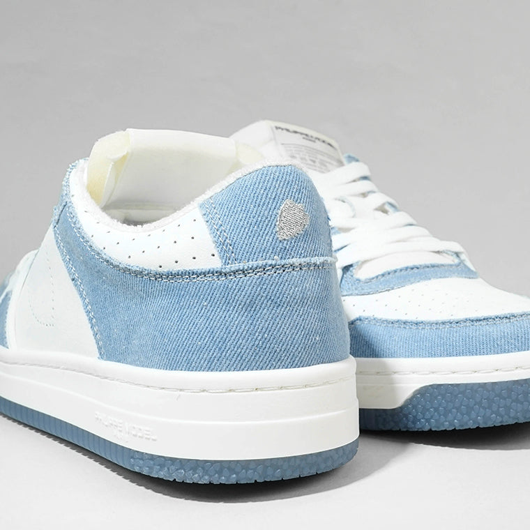 PHILIPPE MODEL メンズ スニーカー LA GRANDE LOW MAN LGLU VD01 ホワイト ライトブルー BLANC AZUL