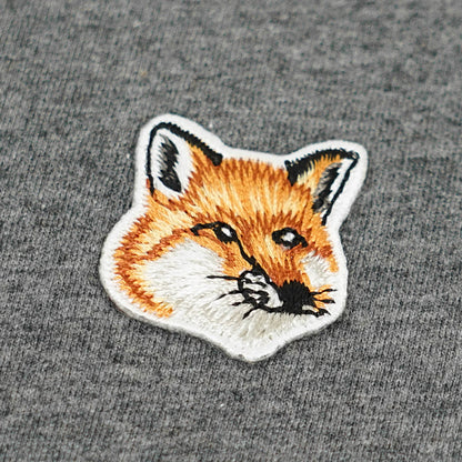 【2024AW CLEARANCE SALE】 MAISON KITSUNE メンズ 長袖Tシャツ FOX HEAD PATCH REGULAR LONG SLEEVES TEE SHIRT LM00108 KJ0008 2カラー