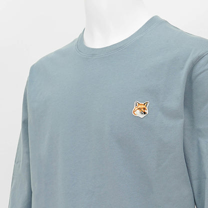 【2024AW CLEARANCE SALE】 MAISON KITSUNE メンズ 長袖Tシャツ FOX HEAD PATCH REGULAR LONG SLEEVES TEE SHIRT LM00108 KJ0008 2カラー