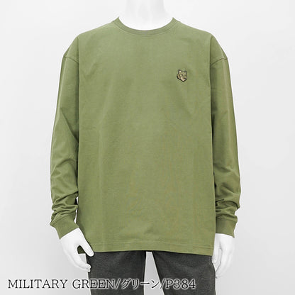 【2024AW CLEARANCE SALE】 MAISON KITSUNE メンズ 長袖Tシャツ BOLD FOX HEAD PATCH COMFORT LONG SLEEVES TEE SHIRT LM00109 KJ0118 2カラー