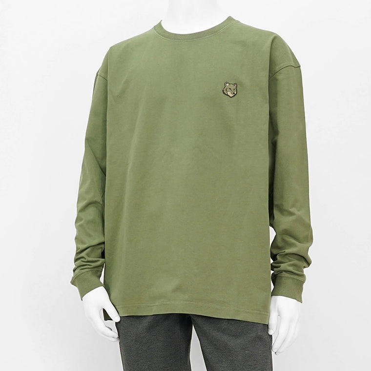 【2024AW CLEARANCE SALE】 MAISON KITSUNE メンズ 長袖Tシャツ BOLD FOX HEAD PATCH COMFORT LONG SLEEVES TEE SHIRT LM00109 KJ0118 2カラー