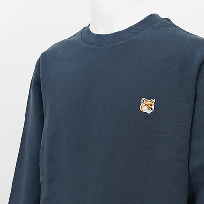 MAISON KITSUNE メンズ スウェットシャツ FOX HEAD PATCH REGULAR SWEATSHIRT LM00301 KM0001 3カラー