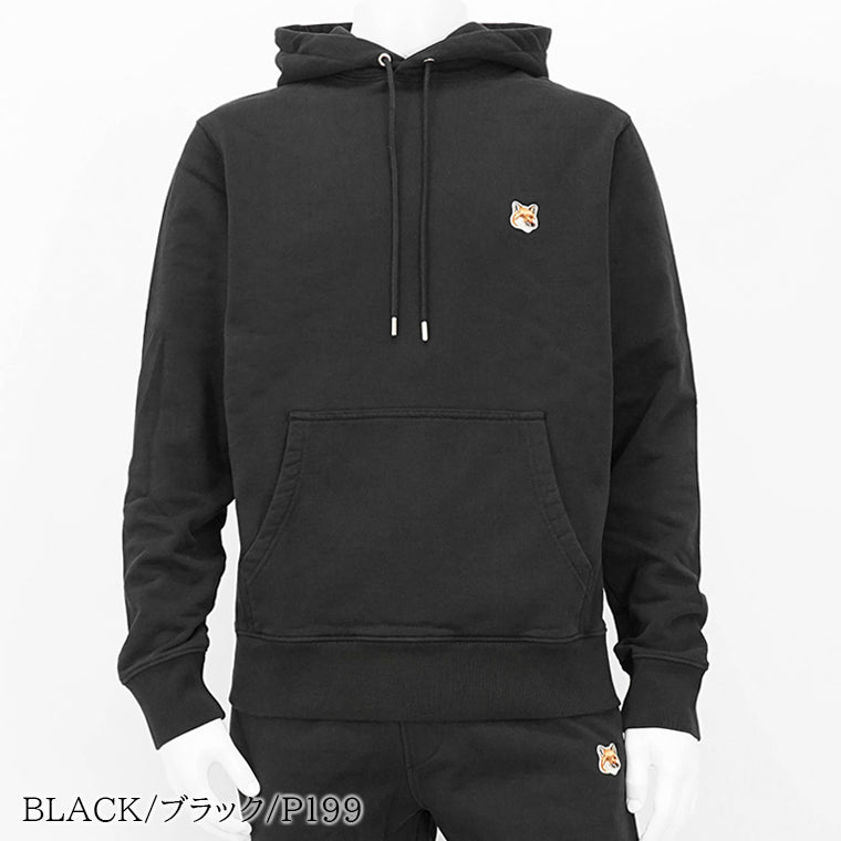 【2024AW CLEARANCE SALE】 MAISON KITSUNE メンズ パーカー FOX HEAD PATCH REGULAR HOODIE LM00702 KM0001 3カラー