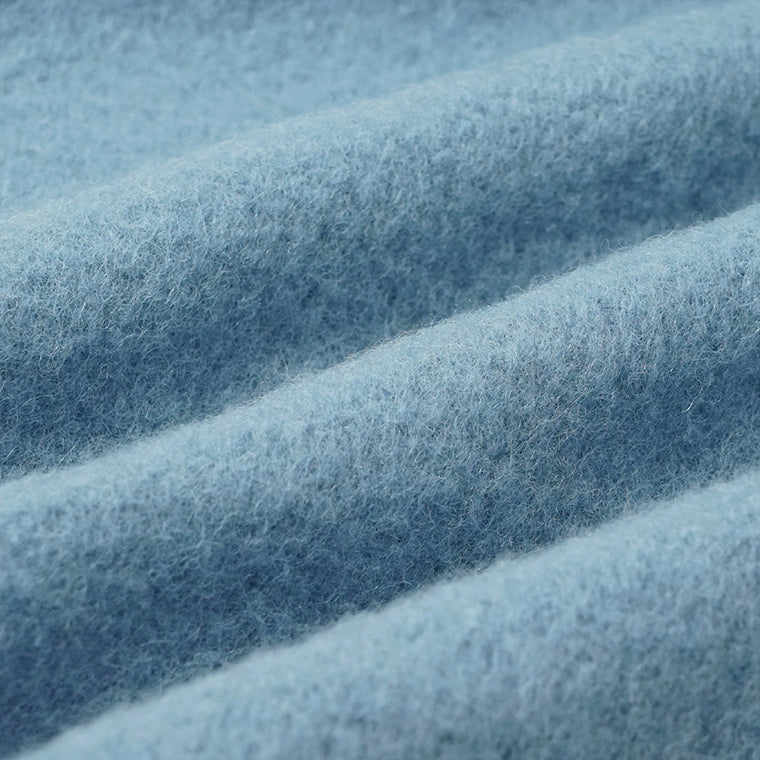 MAISON KITSUNE メンズ レディース マフラー ALPACA SCARF LM06206 WA0022 POWDER BLUE ブルー 0331