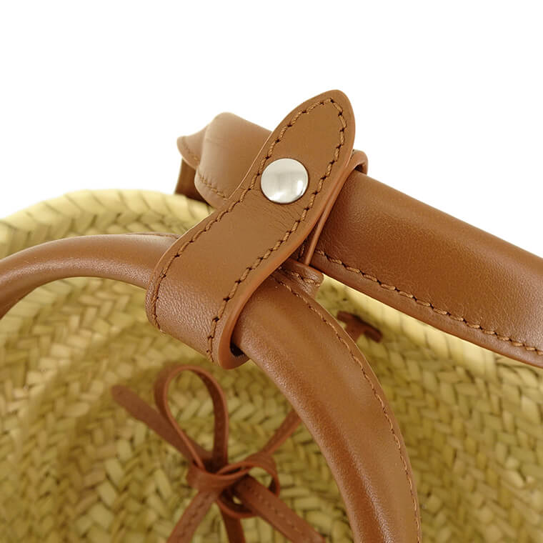 【SUMMER FINAL SALE】 J&M DAVIDSON レディース バッグ SMALL BASKET LSBK 0XX PLSC TOFEE 640S