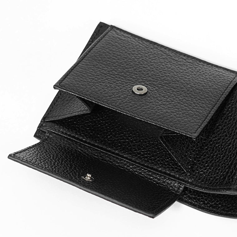 JIMMY CHOO メンズ 2つ折り財布 LUKA LDA ブラック BLACK GUNMETAL