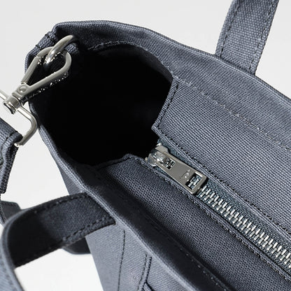 MAISON KITSUNE レディース メンズ トートバッグ FOX HEAD SMALL TOTE LW05103 WW0107 SLATE GREY 0076