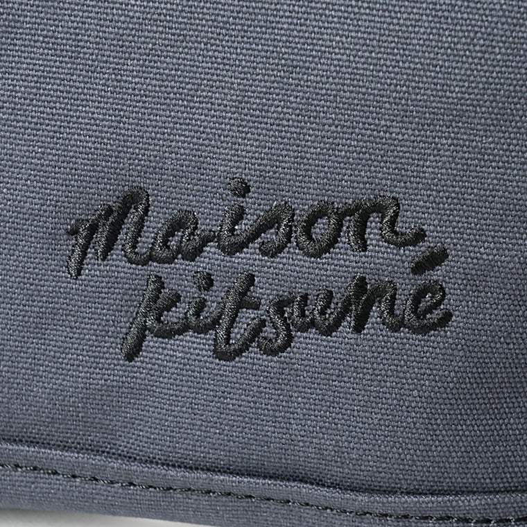 MAISON KITSUNE レディース メンズ トートバッグ FOX HEAD SMALL TOTE LW05103 WW0107 SLATE GREY 0076