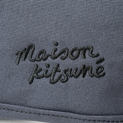 MAISON KITSUNE レディース メンズ トートバッグ FOX HEAD SMALL TOTE LW05103 WW0107 SLATE GREY 0076