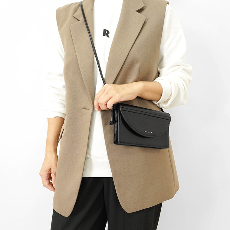 MARNI KIDS キッズ ショルダーバッグ MW86F MINI BAG M01256 M00TK ブラック 0M922