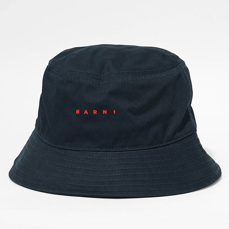 【SUMMER FINAL SALE】 MARNI KIDS キッズ バケットハット MF40U M01469 M00J2 ネイビー 0M803