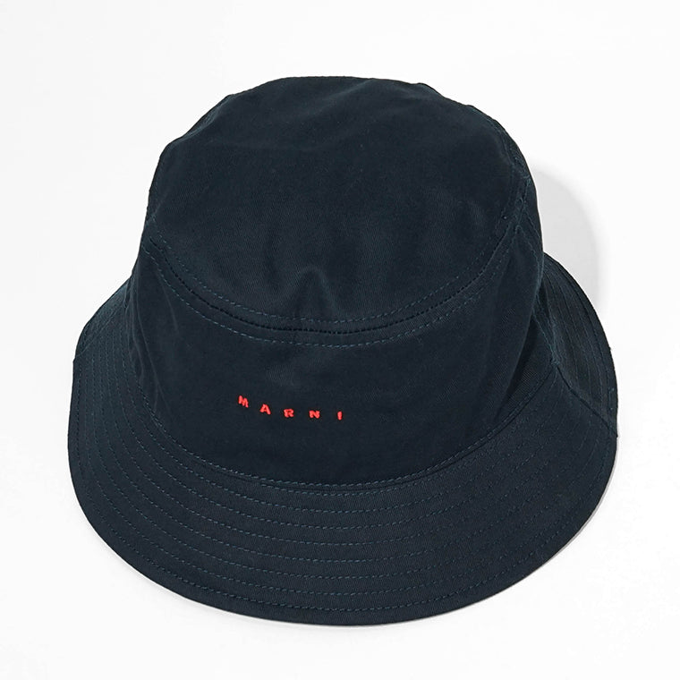 【SUMMER FINAL SALE】 MARNI KIDS キッズ バケットハット MF40U M01469 M00J2 ネイビー 0M803