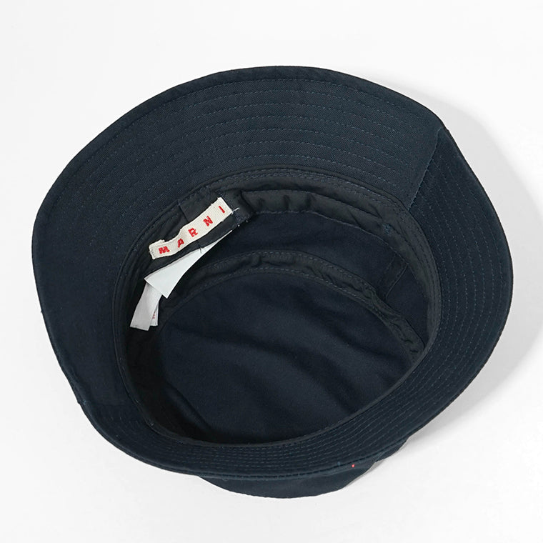 【SUMMER FINAL SALE】 MARNI KIDS キッズ バケットハット MF40U M01469 M00J2 ネイビー 0M803