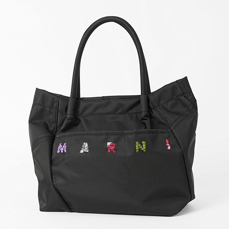 MARNI KIDS キッズ トートバッグ MW105F SHOPPING DAY M01610 M00TJ ブラック 0M900