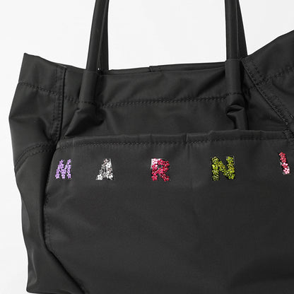 MARNI KIDS キッズ トートバッグ MW105F SHOPPING DAY M01610 M00TJ ブラック 0M900