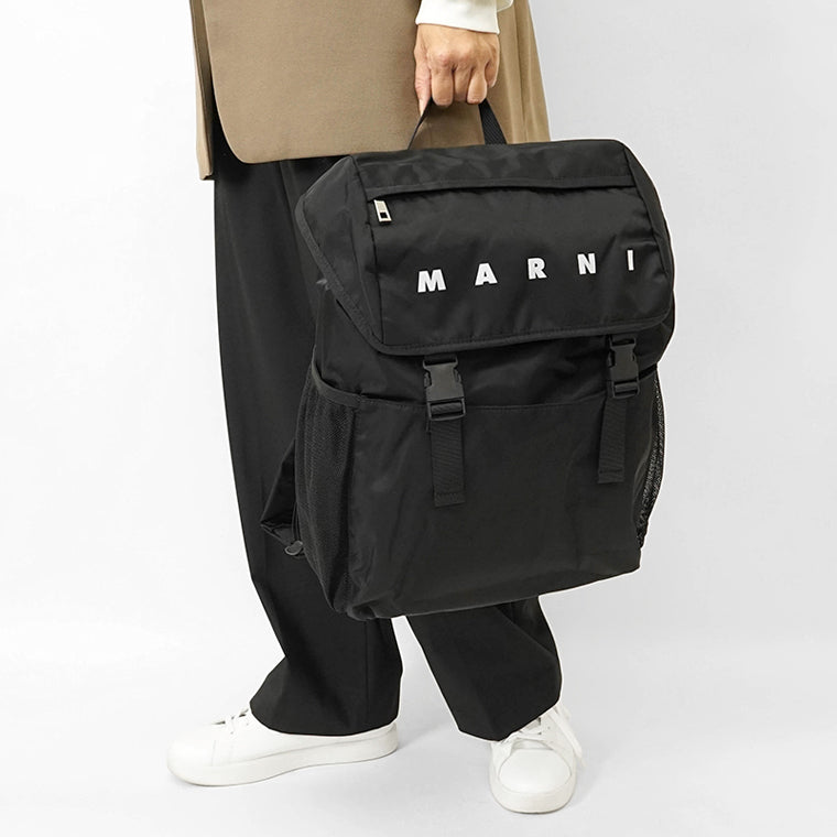 MARNI KIDS キッズ バックパック MW108U M01637 M00TJ ブラック 0M900