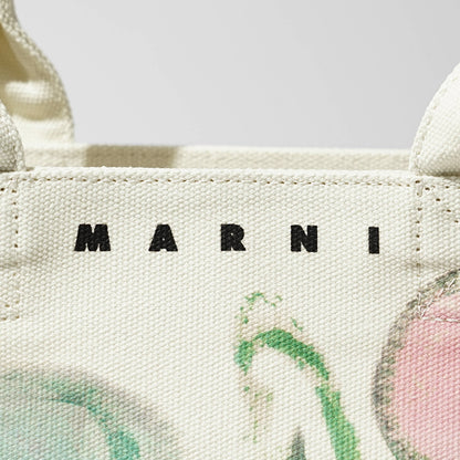 【2026SS SUMMER SALE】MARNI KIDS キッズ トートバッグ MW110F DESERT FLOWER BAG M01822 M00WP クリーム マルチ 0M115