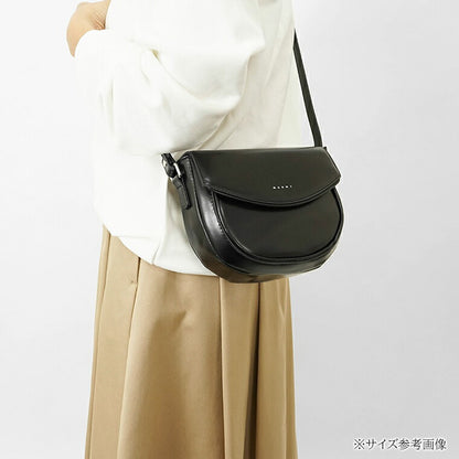 MARNI KIDS キッズ ショルダーバッグ MW113F RAFFIA EFFECT SMILE BAG M01828 M00WR ブラック 0M900