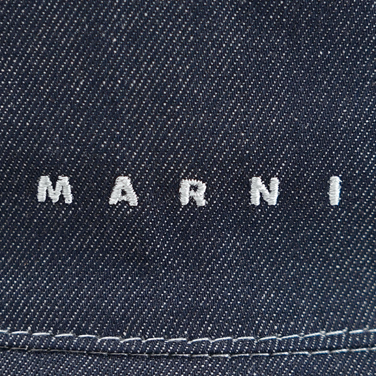 MARNI KIDS キッズ バケットハット MF49U M01832 M00WT インディゴ 0M01